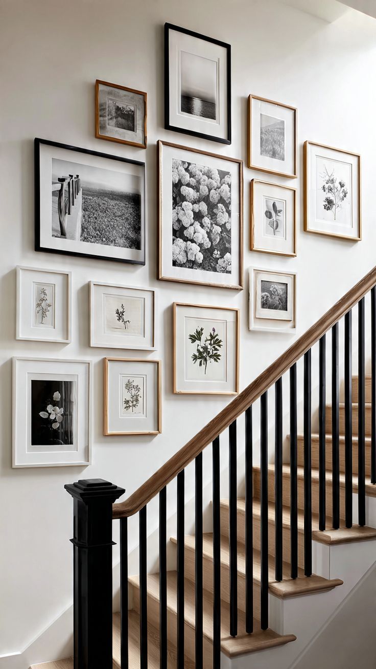 Staircase Wall Décor Ideas: Elevate Your Home with Stylish Transitions