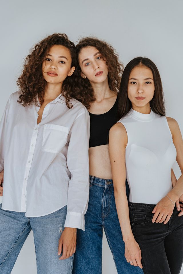 Women with different style