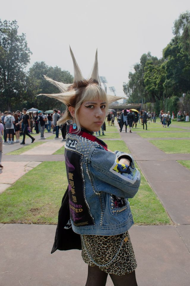Punk with Spiked Hair