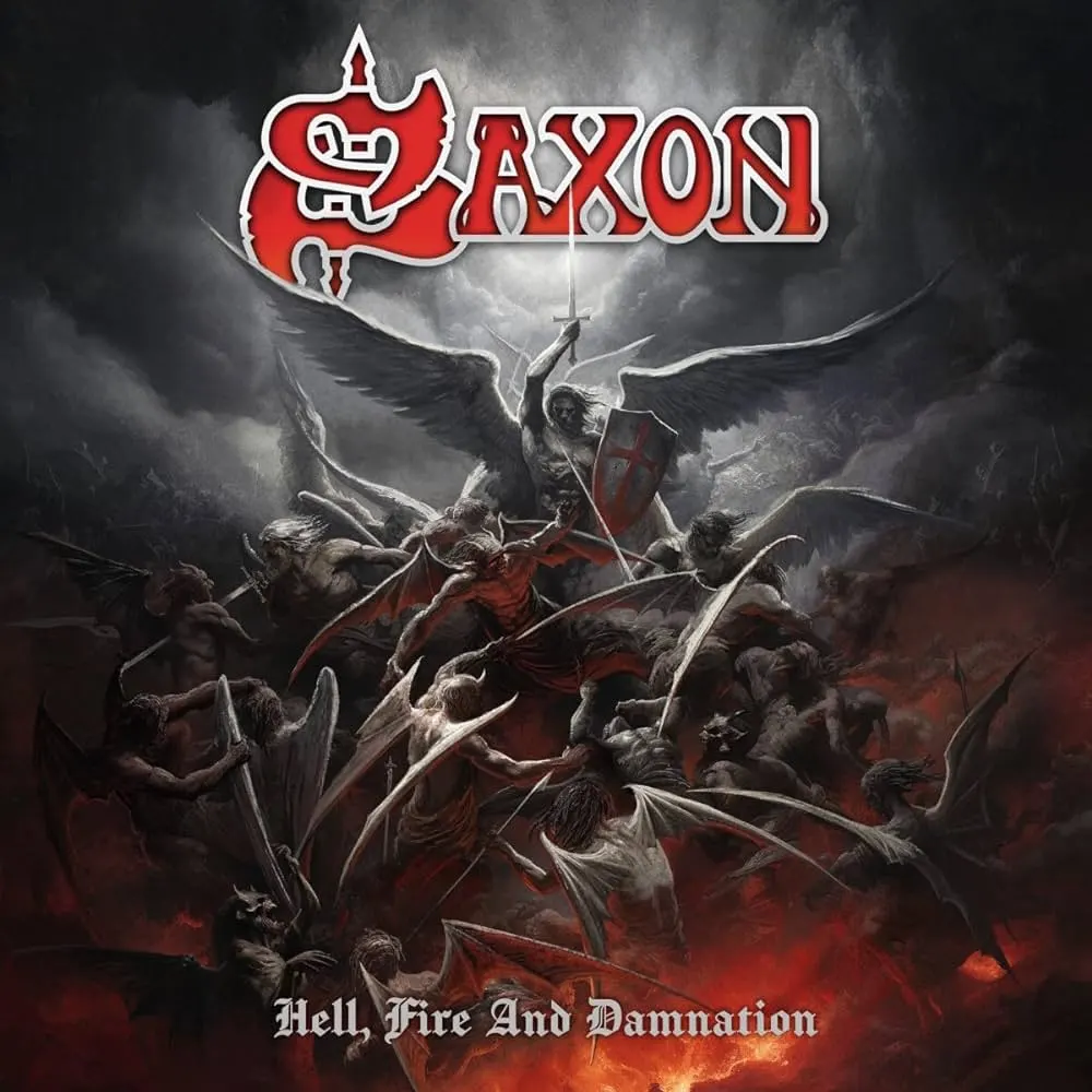 Saxon Hell, Fire and Damnation Album Cover