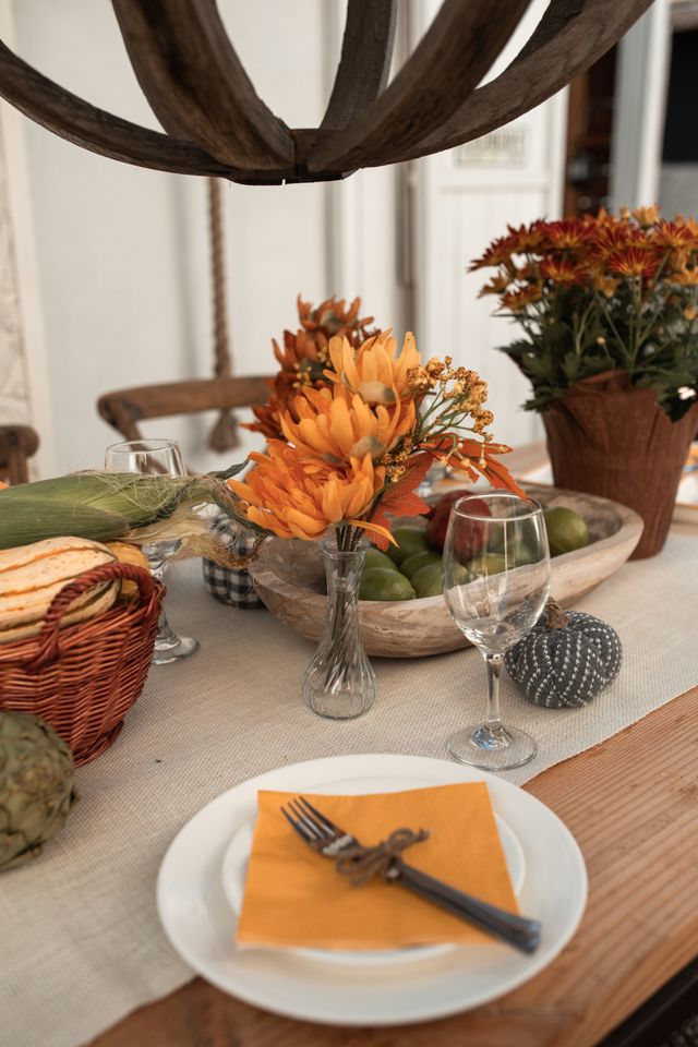 How to Style a Farmhouse Dough Bowl for Your Dining Table